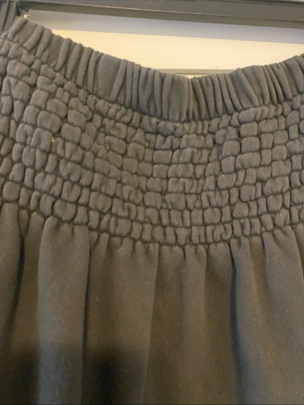 aerie Smoked Gray Seams Right Top and Feeling Femme Mini Skirt Set NWOT - Large